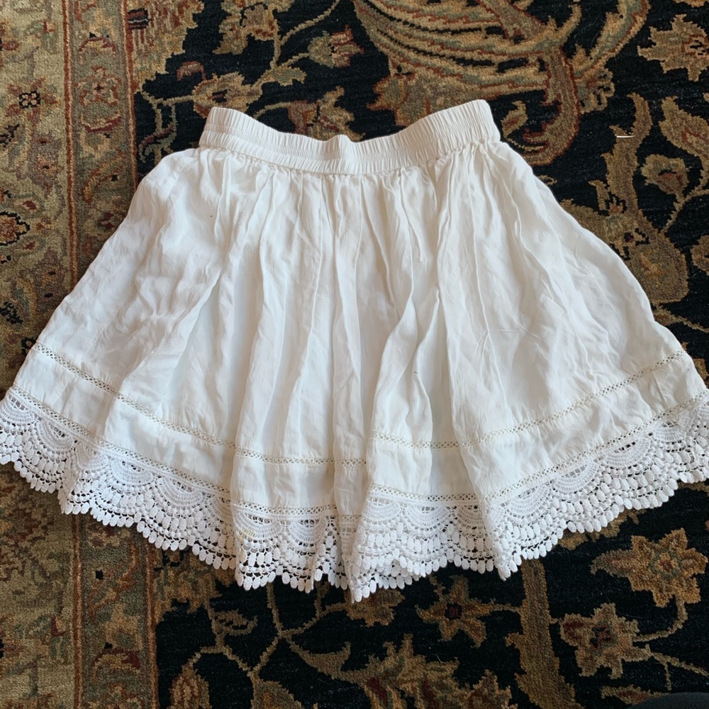 White skirt